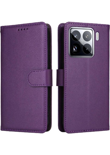 Xiaomi 15 Cüzdan Kablosuz Şarj Manyetik Araç Montaj Crad Için Flip Case (Yurt Dışından) fırsatları