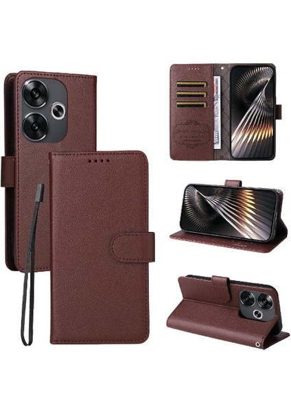 Xiaomi Poco F6 Crad Yuvası Cüzdan Kablosuz Şarj Manyetik Için Flip Case (Yurt Dışından) fırsatları