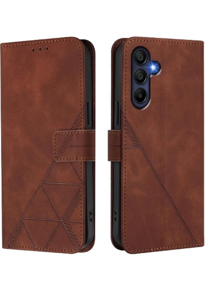 Samsung Galaxy A17 Için Kılıf Cüzdan Kapak Çevirin Folio Kitap Koruyucu Pu (Yurt Dışından)