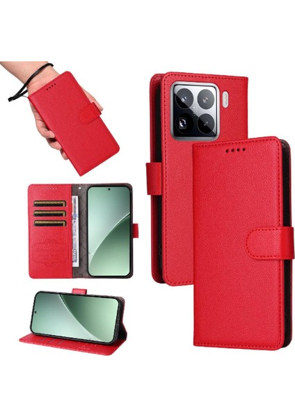 Xiaomi 15 Cüzdan Kablosuz Şarj Manyetik Araç Montaj Crad Için Flip Case (Yurt Dışından) fiyatları