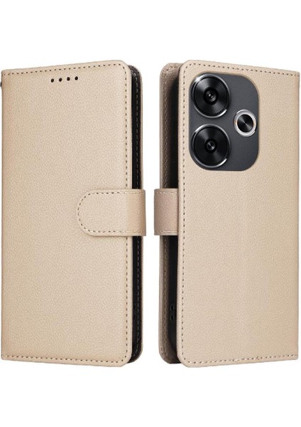 Xiaomi Poco F6 Crad Yuvası Cüzdan Kablosuz Şarj Manyetik Için Flip Case (Yurt Dışından) fırsatları