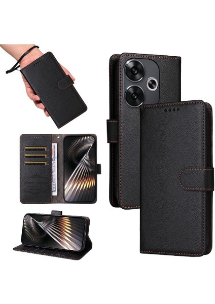 Xiaomi Poco F6 Crad Yuvası Cüzdan Kablosuz Şarj Manyetik Için Flip Case (Yurt Dışından) fırsatları