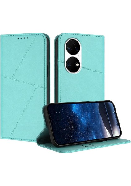 Huawei P50 Pro Darbeye Dayanıklı Kapak Anti-Parmak Izi Mat Doku Için Kılıf (Yurt Dışından)
