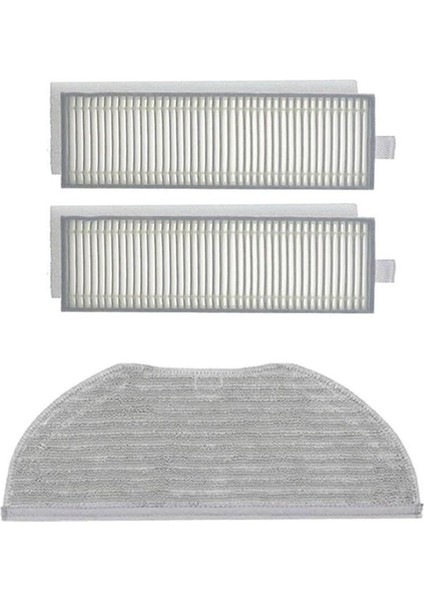 Çiftli Yedek Parça Seti, 2'si 1 Arada Robot Süpürge Aksesuarları