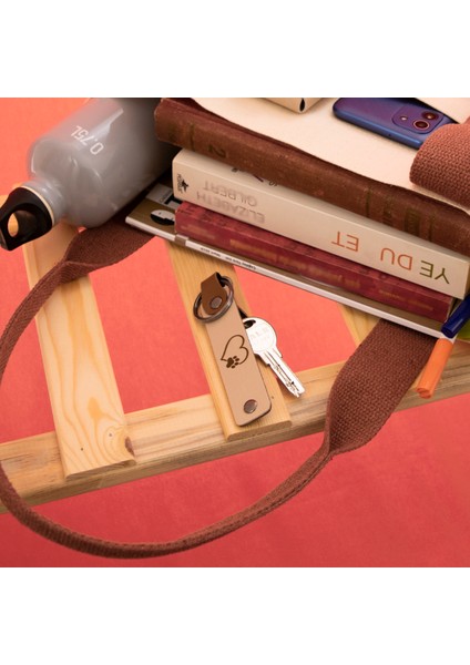 Akrabaya Değerli Sürpriz,kişisel Isimli 2’li Anahtarlık Takımı, Nar Çiçeği-Fıstık Yeşil modelleri