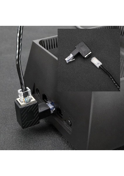 90 Derece Açılı RJ45 Erkek-Dişi Dirsek Ethernet Lan Adaptör fırsatları