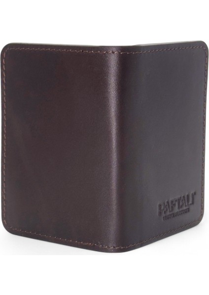 El Yapımı Kartlık Cüzdan – Hakiki Deri ve Süet Kombinasyonu – 4 Kart Bölmeli, 8x11 cm