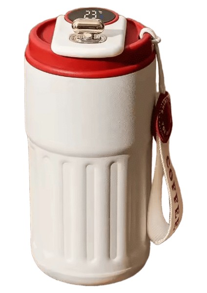 450ML Thermos 316 Paslanmaz Çelik Vakumlu Dak Ofis Kahve Fincanı Iş Taşınabilir Termal Kupa Şişe Akıllı Ekran Sıcaklığı Kapasite: 450ML / Renk: KL02 (Yurt Dışından)