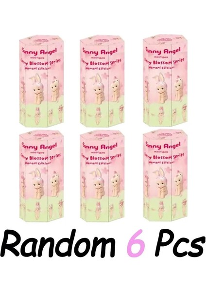 Yeni Sıcak Satış Sonny Angel Kutu Kiraz Biçin Serisi Anime Figürleri Süsler Bebek Hayranları Çocuklar Hediye Random Renk: Random 6 Adet (Yurt Dışından)