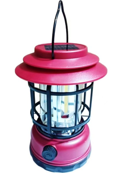 Açık Hava Retro Kamp Lambası Kamp Lambası Ev Acil Durum Çadır Lambası Çok Işlevli Taşınabilir Retro Fener (Yurt Dışından)