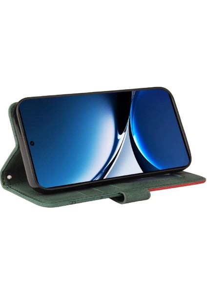 Xiaomi Poco X7 Pro 5g Flip Için Flip Case Folio Kitap Dikiş Renk ile (Yurt Dışından) modelleri