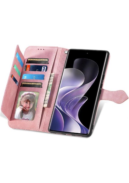 Xiaomi Redmi Not 14 Pro Için Kılıf 4g Çoklu Kart Yuvası Cüzdan Iş Çevirme (Yurt Dışından)