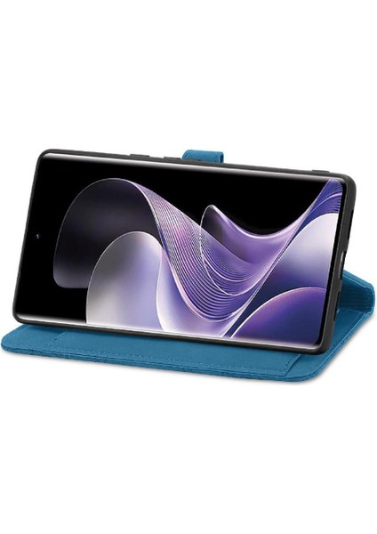 Xiaomi Redmi Not 14 Pro Için Kılıf 4g Çoklu Kart Yuvası Cüzdan Iş Çevirme (Yurt Dışından)