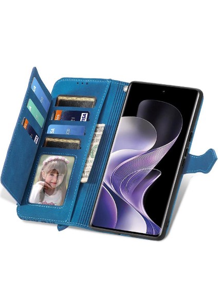 Xiaomi Redmi Not 14 Pro Için Kılıf 4g Çoklu Kart Yuvası Cüzdan Iş Çevirme (Yurt Dışından)