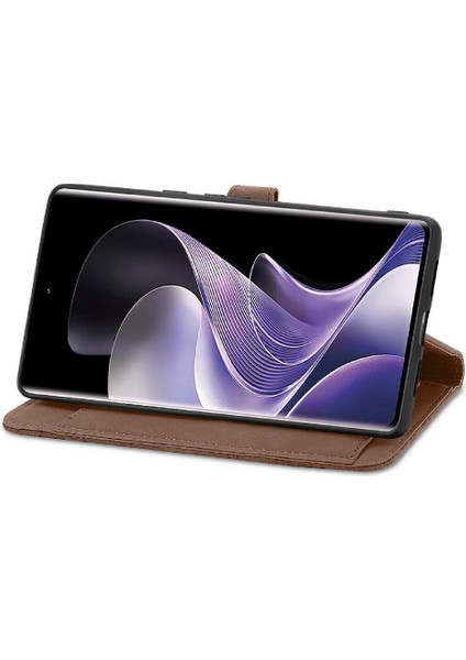 Xiaomi Redmi Not 14 Pro Için Kılıf 4g Çoklu Kart Yuvası Cüzdan Iş Çevirme (Yurt Dışından)