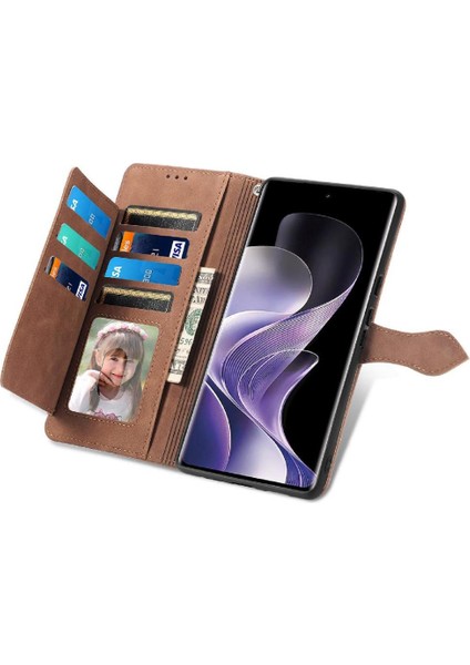 Xiaomi Redmi Not 14 Pro Için Kılıf 4g Çoklu Kart Yuvası Cüzdan Iş Çevirme (Yurt Dışından)