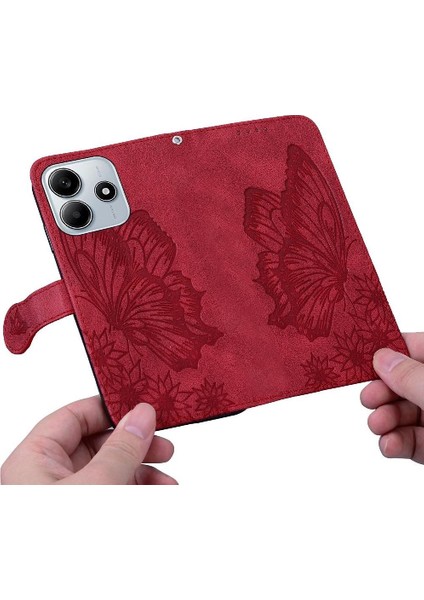 Xiaomi Redmi Note 14 4g Deri Cüzdan Büyük Kelebek ile Flip Case (Yurt Dışından) modelleri
