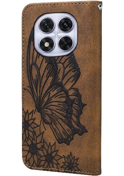 Elmas ile Xiaomi Redmi Not 14 Pro 4g Büyük Kelebek Için Flip Case (Yurt Dışından)