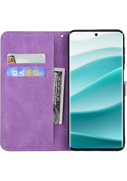 Elmas ile Xiaomi Redmi Not 14 Pro 4g Büyük Kelebek Için Flip Case (Yurt Dışından)