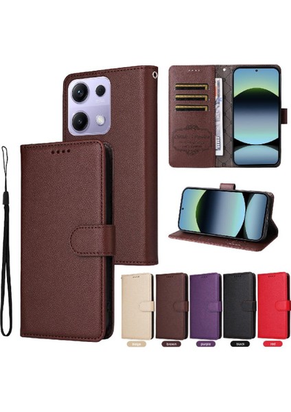Xiaomi Redmi Note 13 Pro 4g Cüzdan Kablosuz Şarj Crad Için Flip Case (Yurt Dışından) indirimleri