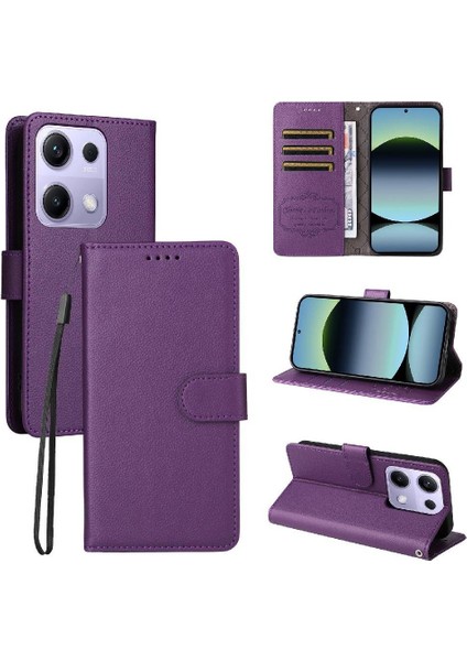 Xiaomi Redmi Note 13 Pro 4g Cüzdan Kablosuz Şarj Crad Için Flip Case (Yurt Dışından) fiyatları