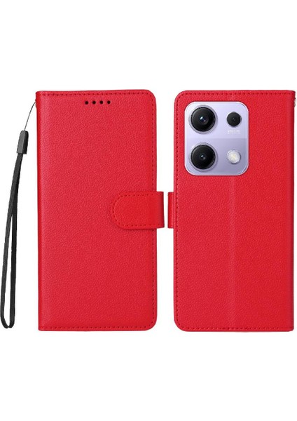 Xiaomi Redmi Note 13 Pro 4g Cüzdan Kablosuz Şarj Crad Için Flip Case (Yurt Dışından)