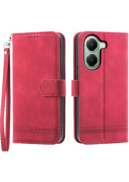 Xiaomi Poco X7 Pro Kart Yuvaları Için Flip Case Bileklik Manyetik Kapatma (Yurt Dışından) modelleri