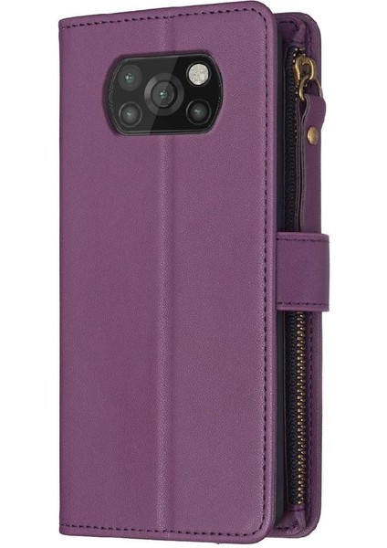Xiaomi Poco X3 Pro Iş Ekleme Cüzdan Çok Renkli Yuvası Için Kılıf (Yurt Dışından) modelleri