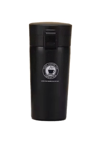 500ML Termal Kupa Çift Duvar 304 Paslanmaz Çelik Kahve Fincanı Çay Vakumlu Matara Termos Su Şişesi Sızdırmaz Termos Kupa Kahvekapasite: 500ML / Renk: Beyaz (Yurt Dışından)