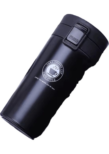 Termal Kupa Çift Duvar 304 Paslanmaz Çelik Kahve Fincanı Vakumlu Matara Termos Su Şişesi Çay Kahve Sızdırmaz Termos Kupa Kapasite: 380 ml / Renk: Beyaz (Yurt Dışından)