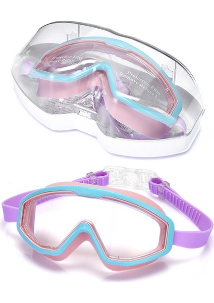 Yetişkinler Için Silikon Yarış Yüzme Gözlüğü Hd Elektrokaplama Yüzme Gözlüğü Profesyonel Buğu Önleyici Su Geçirmez Yüzme Gözlüğü (Yurt Dışından)