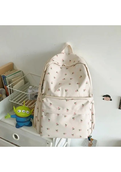 Yogodlns Moda Kadınlar Için Çiçek Sırt Çantası Su Geçirmez Naylon Sırt Çantası Genç Kapasiteli Öğrenci Okul Çantası Seyahat Bagcolor: Floral-1/boyut: 31X13X42CM (Yurt Dışından)