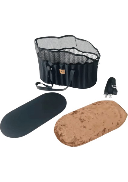 Köpek Araba Koltuğu Kapağı Katlanır Hamak Pet Taşıma Çantası Sepet Taşıma Kedi Kararlı Katlanabilir Seyahat Pet Köpek Araba Koltuğu (Yurt Dışından)