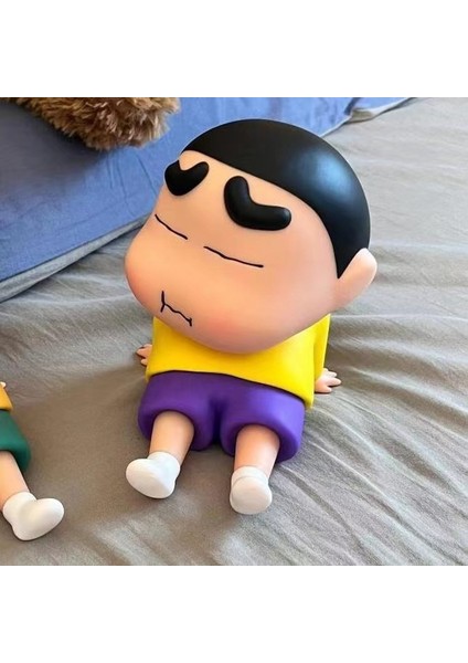 Crayon Shin-Chan Cep Telefonu Tutucu Animasyon Tembel Cep Telefonu Tutucu El Yapımı Masaüstü Süsleri Moda Oyun Modeli El Yapımı Bebek (Yurt Dışından)