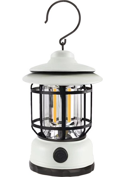 Açık Hava Retro Kamp Lambası Kamp Lambası Ev Acil Durum Çadır Lambası Çok Işlevli Taşınabilir Retro Fener (Yurt Dışından)