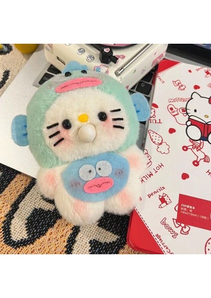 Kayıt Bubble Ugly Fish Kt Cat Peluş Kolye Hello Kitty (Yurt Dışından)