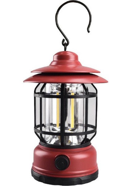 Açık Hava Retro Kamp Lambası Kamp Lambası Ev Acil Durum Çadır Lambası Çok Işlevli Taşınabilir Retro Fener (Yurt Dışından)