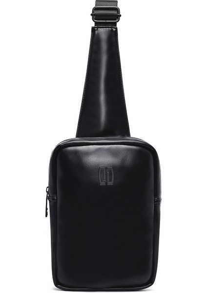 Erkek Siyah Mini Çapraz Çanta 25SBD300218