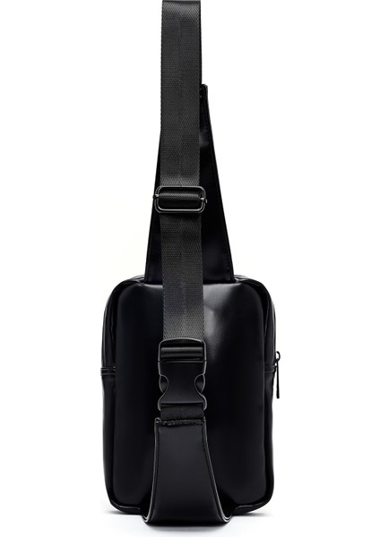 Erkek Siyah Mini Çapraz Çanta 25SBD300218