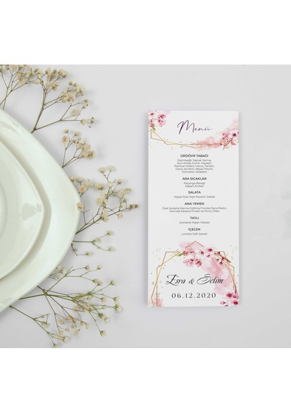 Lavinya Menü Kartı