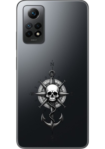 Xiaomi Redmi Note 12 Pro Uyumlu Şeffaf Kılıf Pirate 5 Tasarımlı