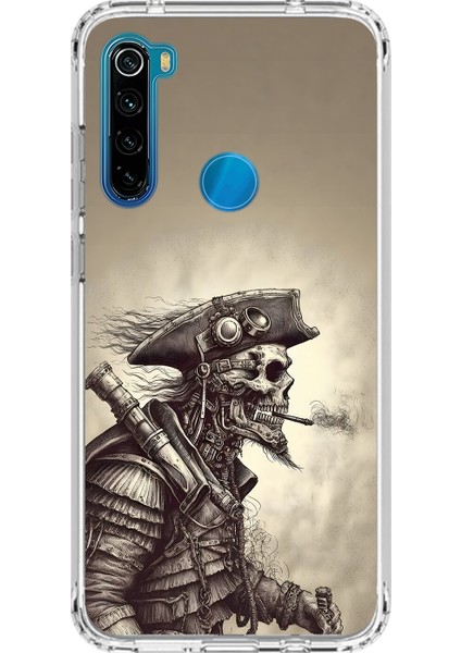 Xiaomi Redmi Note 8 Uyumlu Şeffaf Kılıf Pirate 1 Tasarımlı