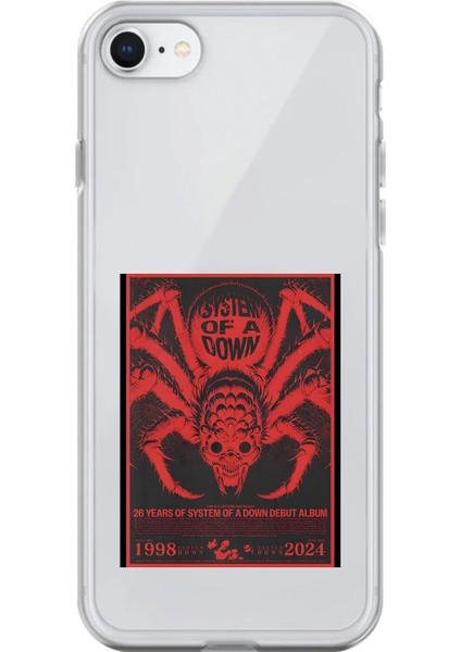 iPhone 6 Plus Uyumlu Şeffaf Kılıf System Of A Down Tasarımlı