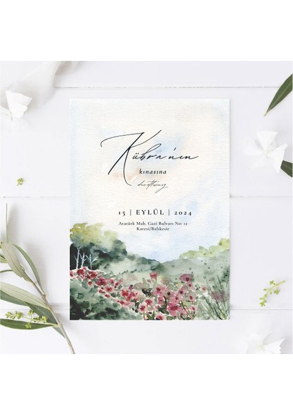 Nature's Elegance Kına Kartı