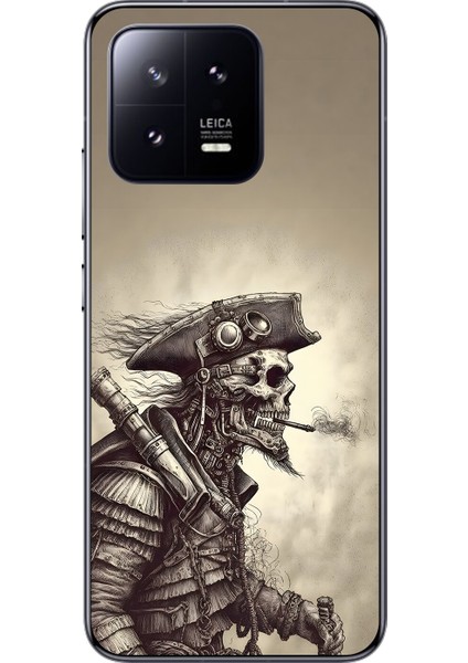 Xiaomi Mi 13 Uyumlu Şeffaf Kılıf Pirate 1 Tasarımlı