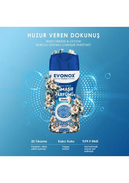 Clean Granül Çamaşır Parfümü & Çamaşır Yumuşatıcı İstanbul 210 gr modelleri