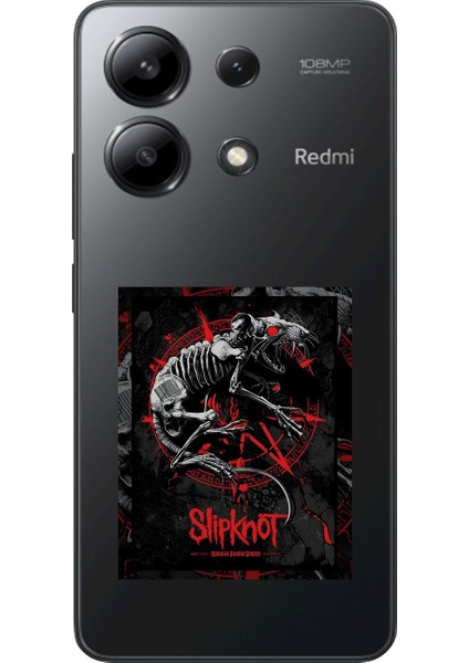 Xiaomi Redmi Note 13 Uyumlu Şeffaf Kılıf Slipknot Tasarımlı