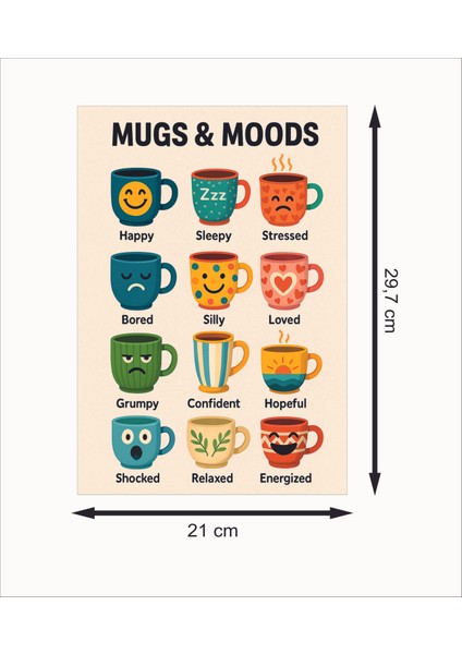 Mugs & Moods Retro Mdf Duvar Dekarasyon Tablosu fiyatları