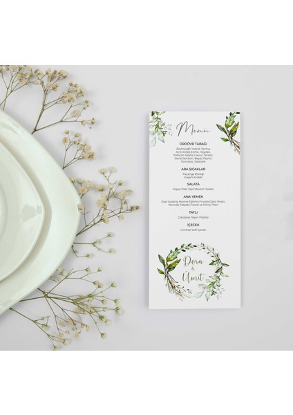 Sarmaşık Menü Kartı