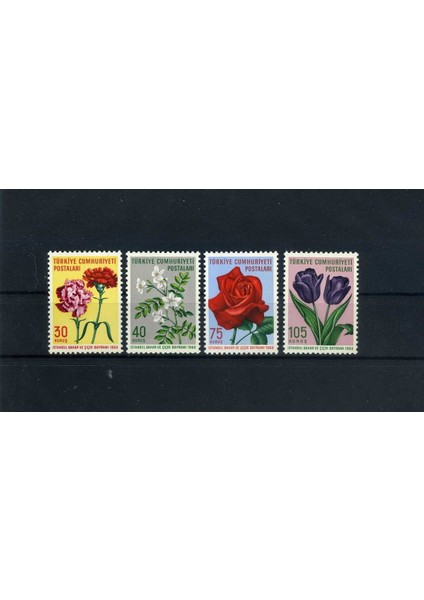 Koleksiyon Pulları,bahar Bayramı,4 Pul Tam Seri, ASB-1960 1 Adet